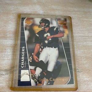 John Carney KIcker Chargers Football Card
